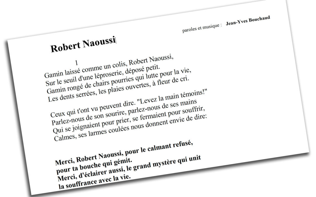 Une chanson pour Robert Naoussi